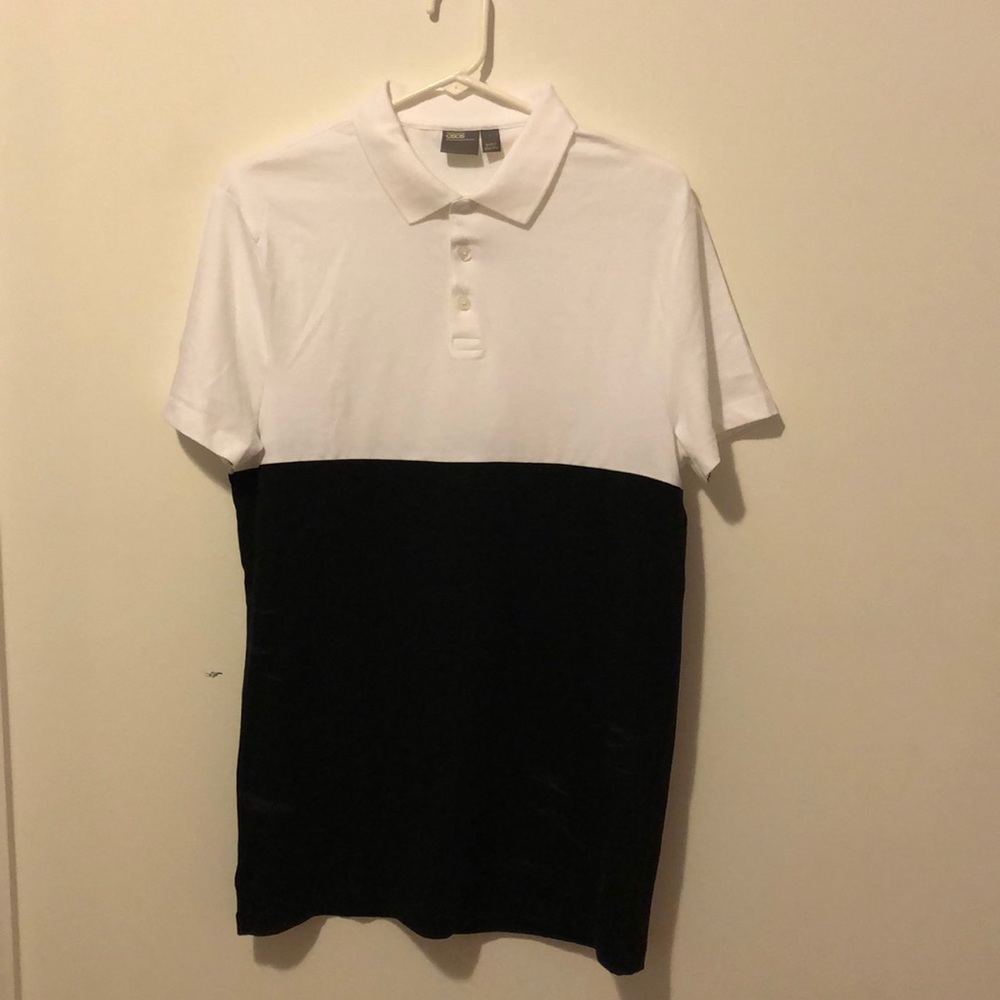 Two-Tone Collar shirt